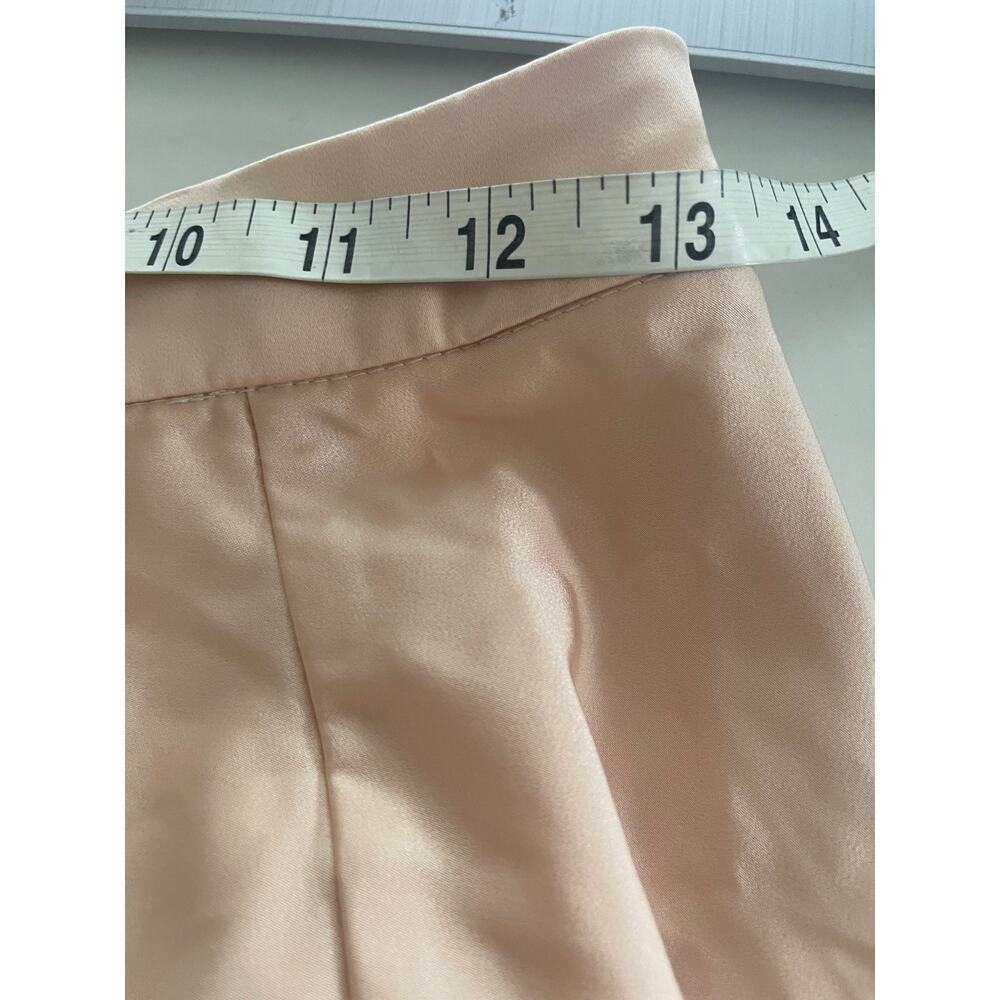 LULU'S SZ S strut and Stun Champagne Satin A line maxi skirt  NEW B75 - Picture 7 of 7